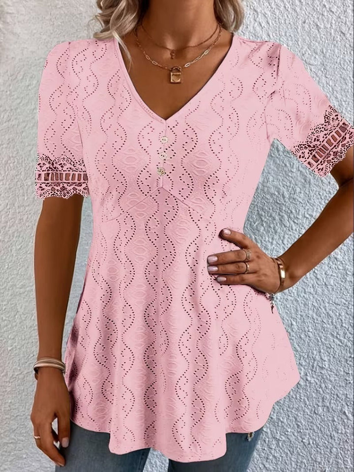 Lolytta – Bluse Aus Spitzen-Patchwork