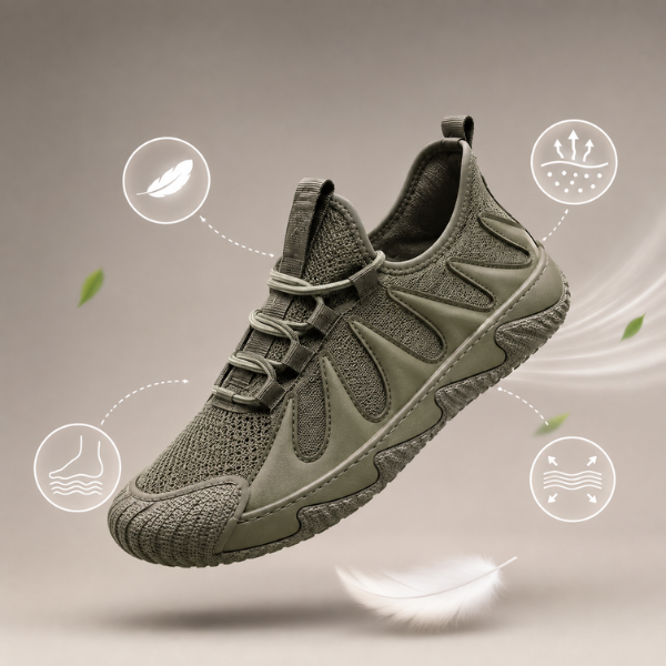 Linmark – Atmungsaktive Turnschuh Aus Mesh Mit Schnürung