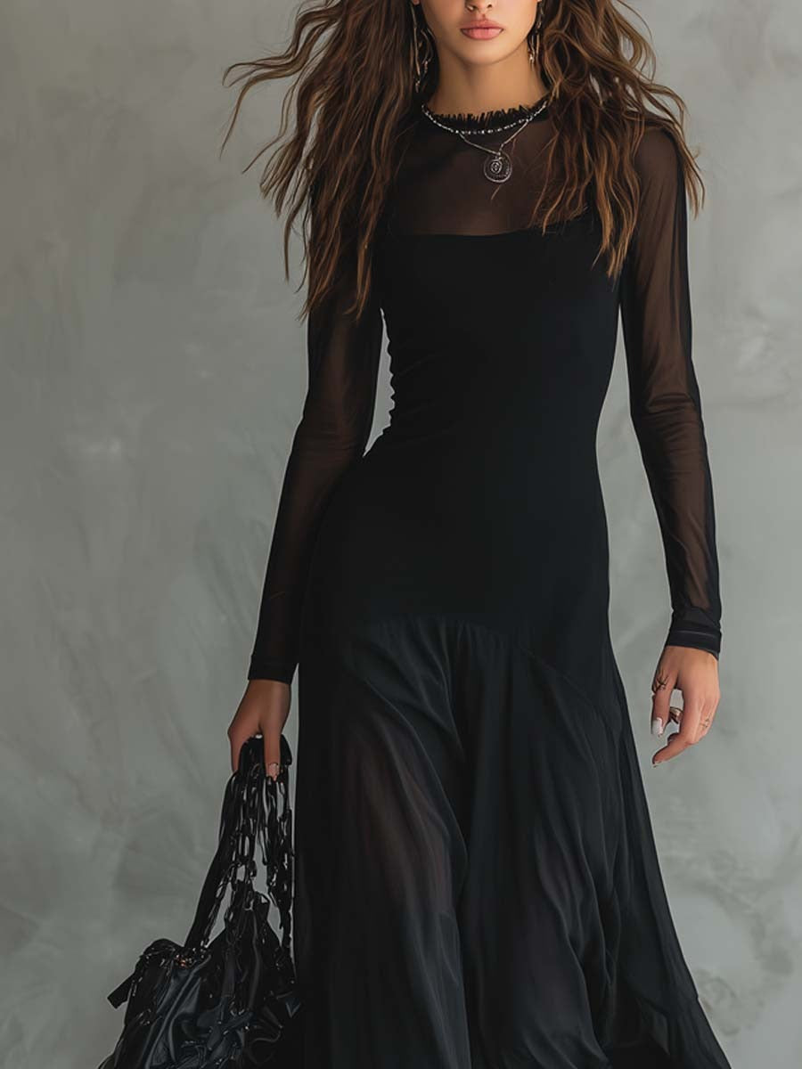 Yovanna – Langes Tüllkleid mit zartem Charme