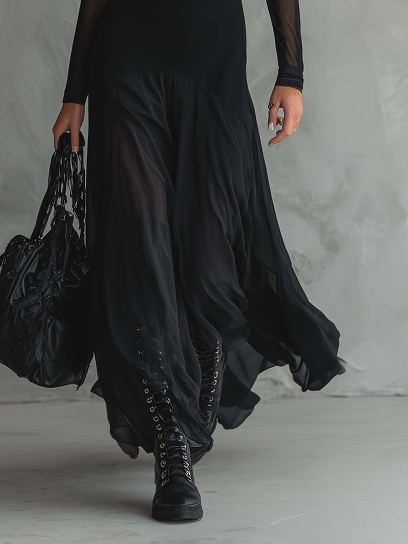 Yazmin – Maxikleid mit Lockerer Passform