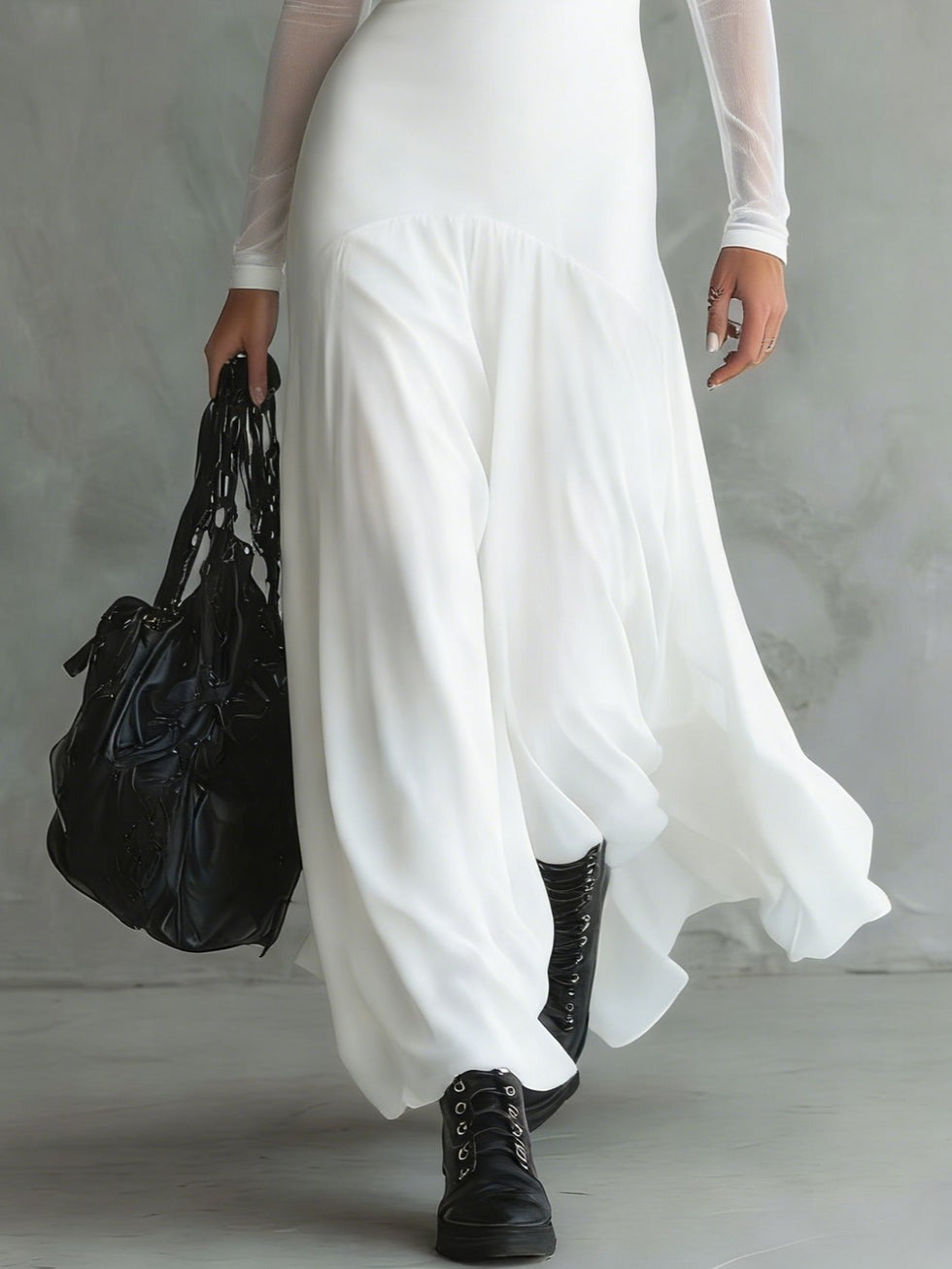 Yovanna – Langes Tüllkleid mit zartem Charme