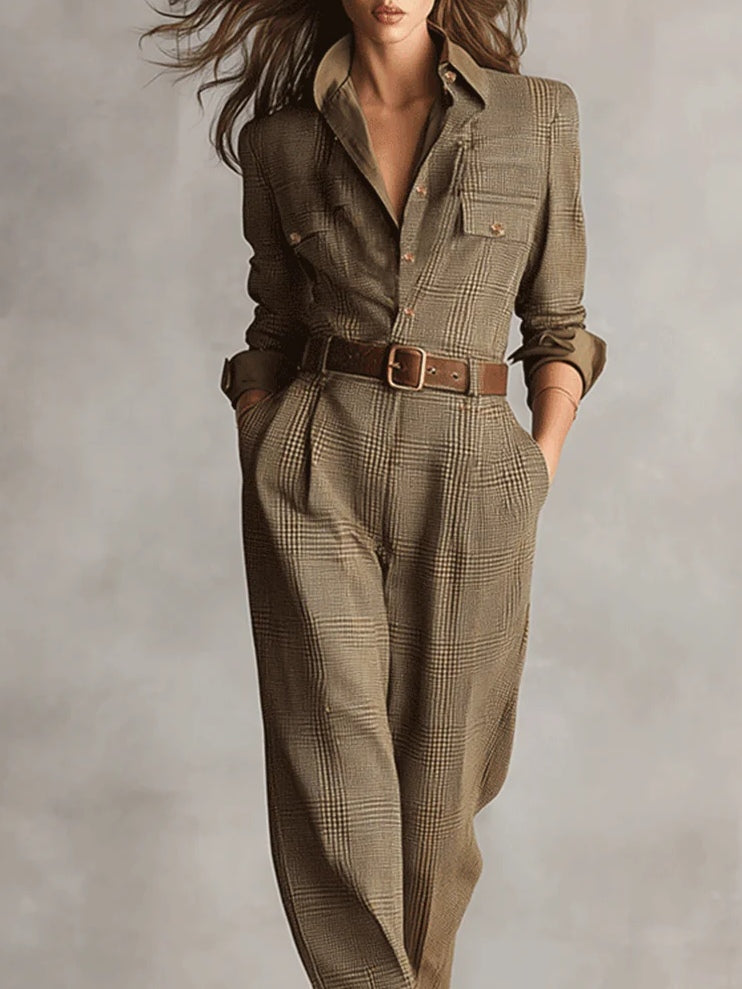 Jenya – Elegante Jumpsuits mit Knöpfen und Taschen