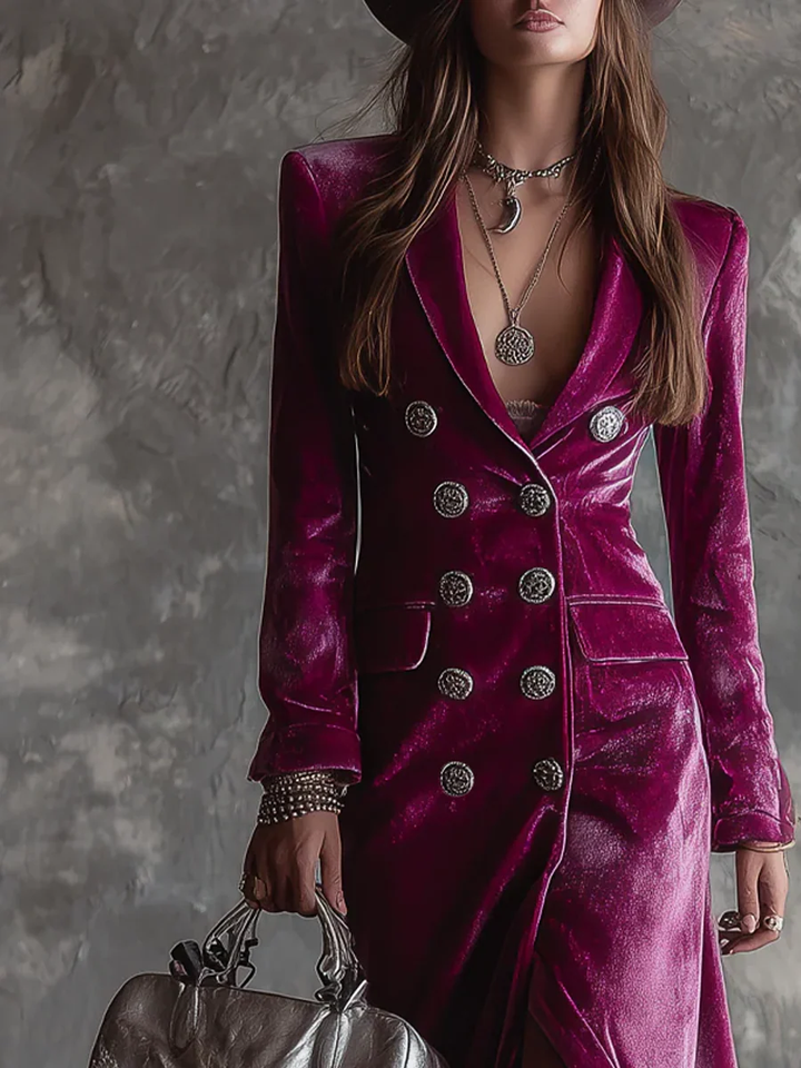 Kaija – Maxi Kleid Aus Samt