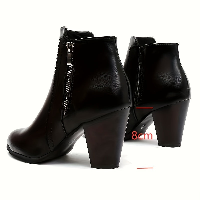 Zofie – Elegante Sandalette Mit Hohem Absatz Und Seitlichem Reißverschluss