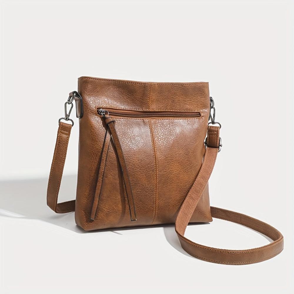 Liina – Vintage-Umhängetasche mit Schachbrettmuster