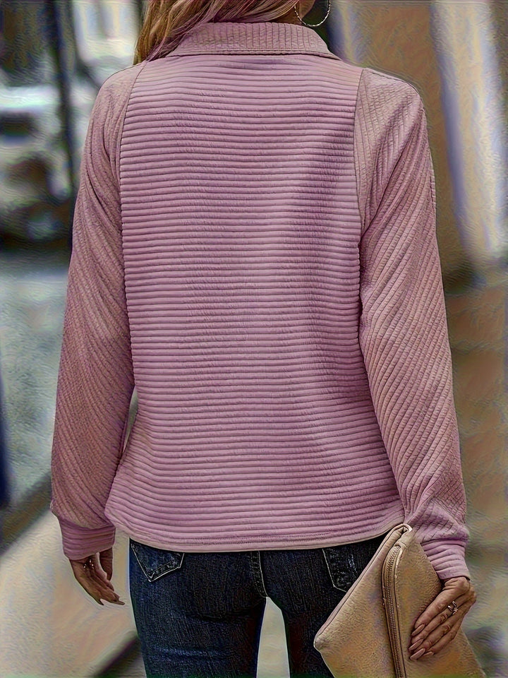 Marthe – Strickpullover Mit Reißverschluss
