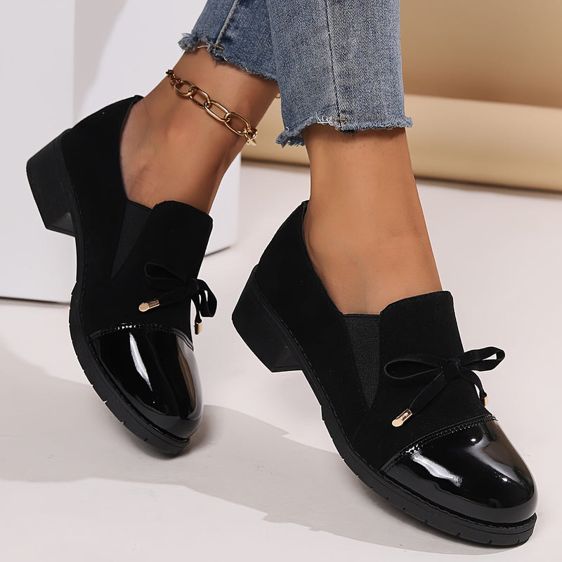 Virna - Elegante Rutschfeste Loafers Mit Schleife
