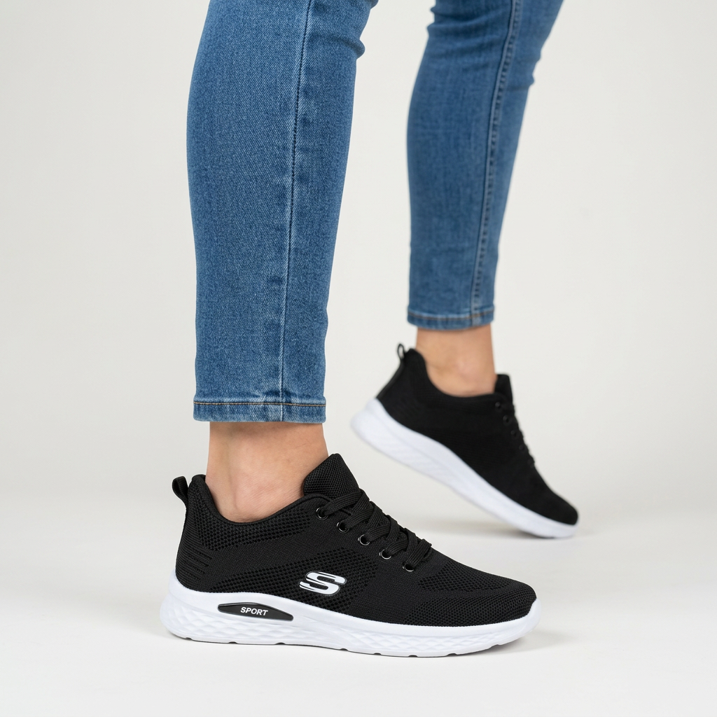 Alixia - Bequeme Sneaker Mit Schnürung