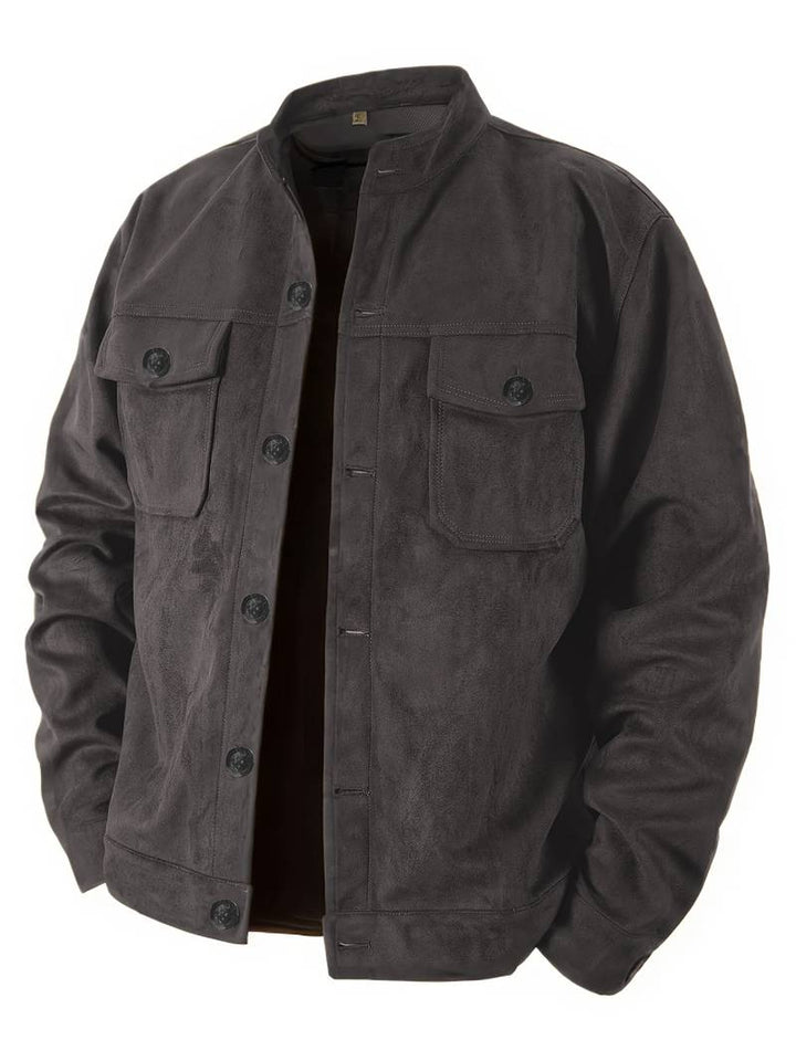 Neeman - Lässige Langarm Jacke Mit Tasche