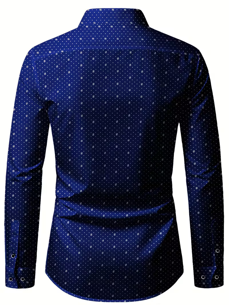 Spyros – Langarm Hemd Mit Knopfleiste