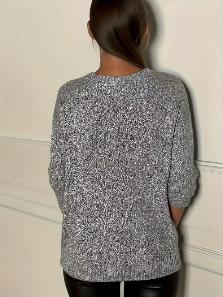 Healy – Strickpullover Mit V-Ausschnitt