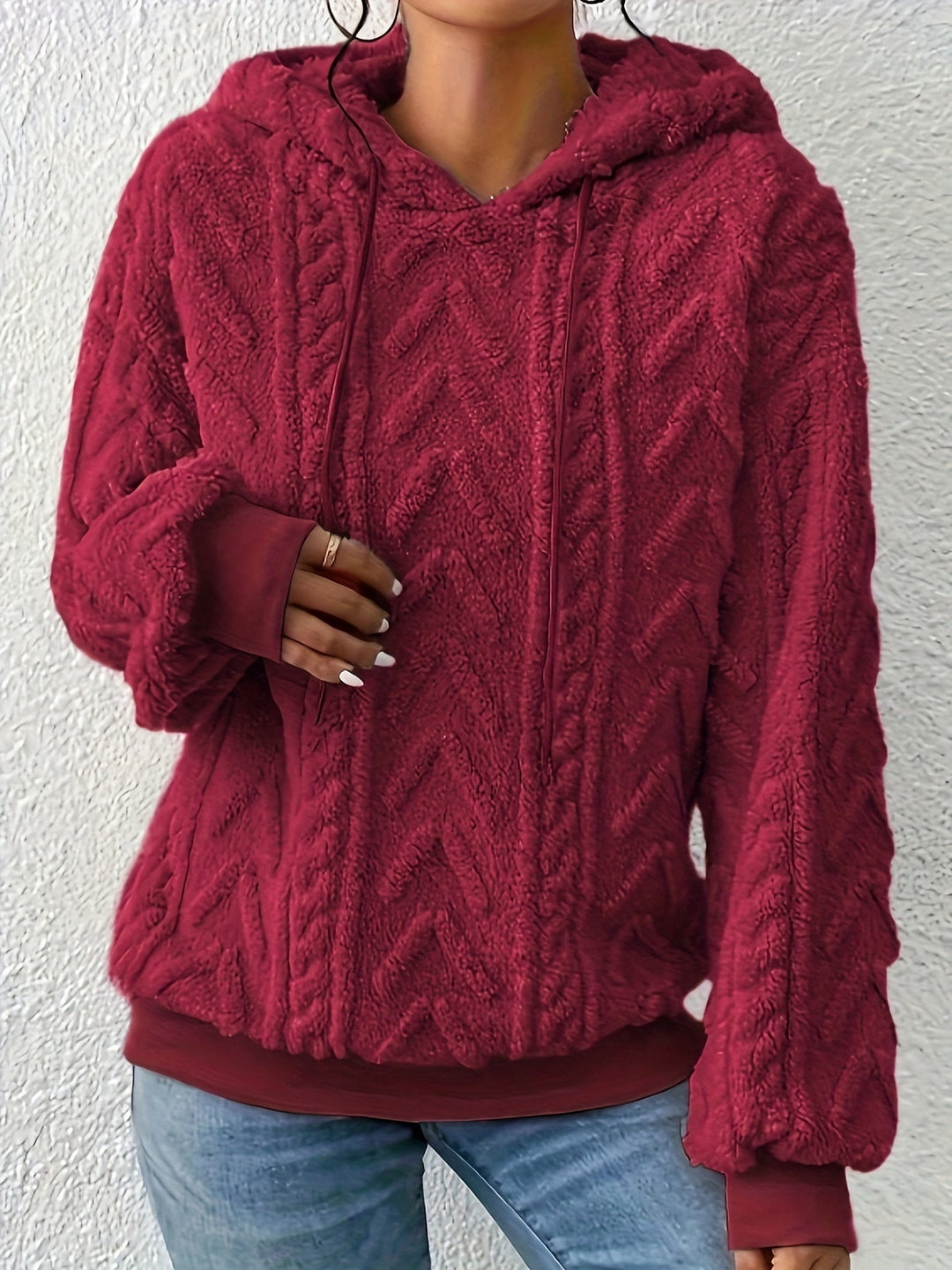 Andrine – Langärmelige Kapuzenjacke