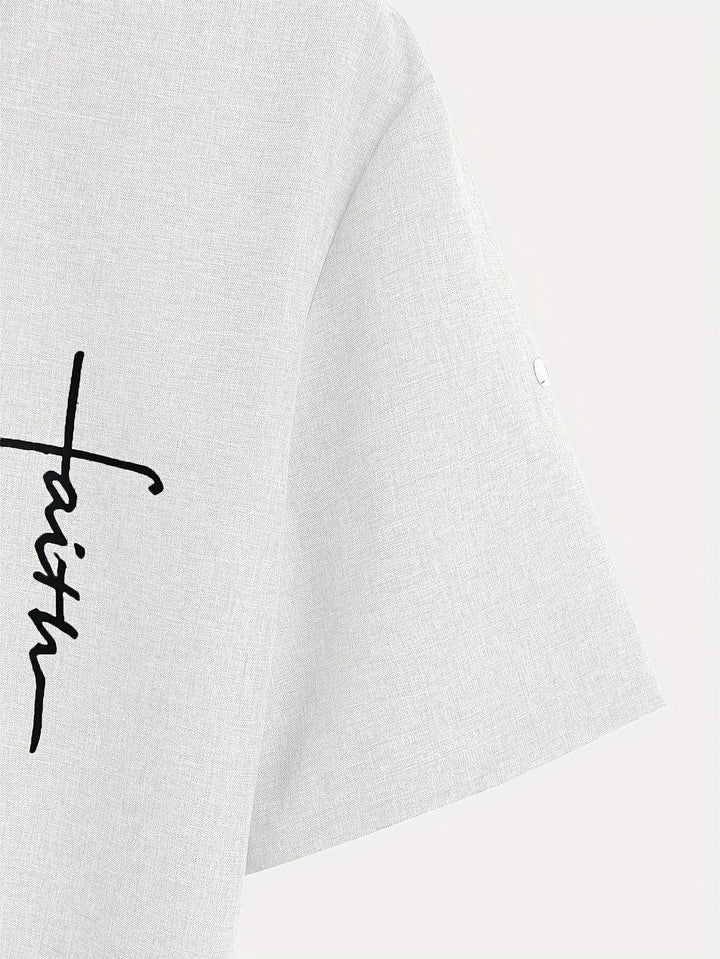 Elliott – Elegantes Kurzarm Hemd Mit Stehkragen