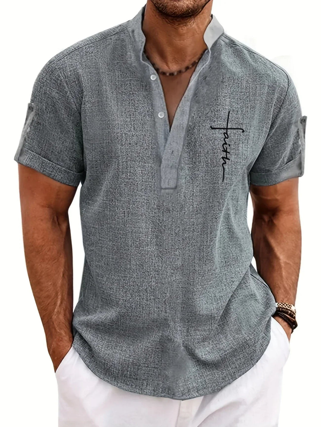 Samuelson - Elegantes Kurzarmhemd Mit Kragen
