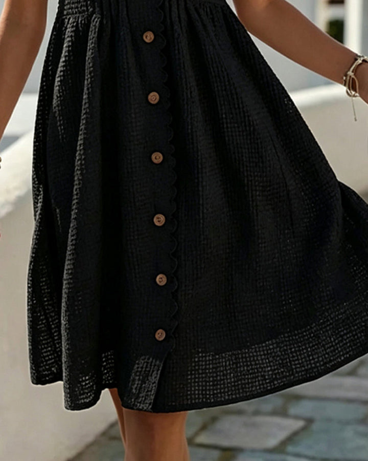 Deneke – Kleid Mit Ballonärmeln Und Spitzen Patchwork