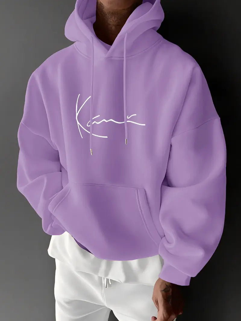 Jayasuriya – Bequemer Kapuzenpullover Mit Unterschrift Aufdruck