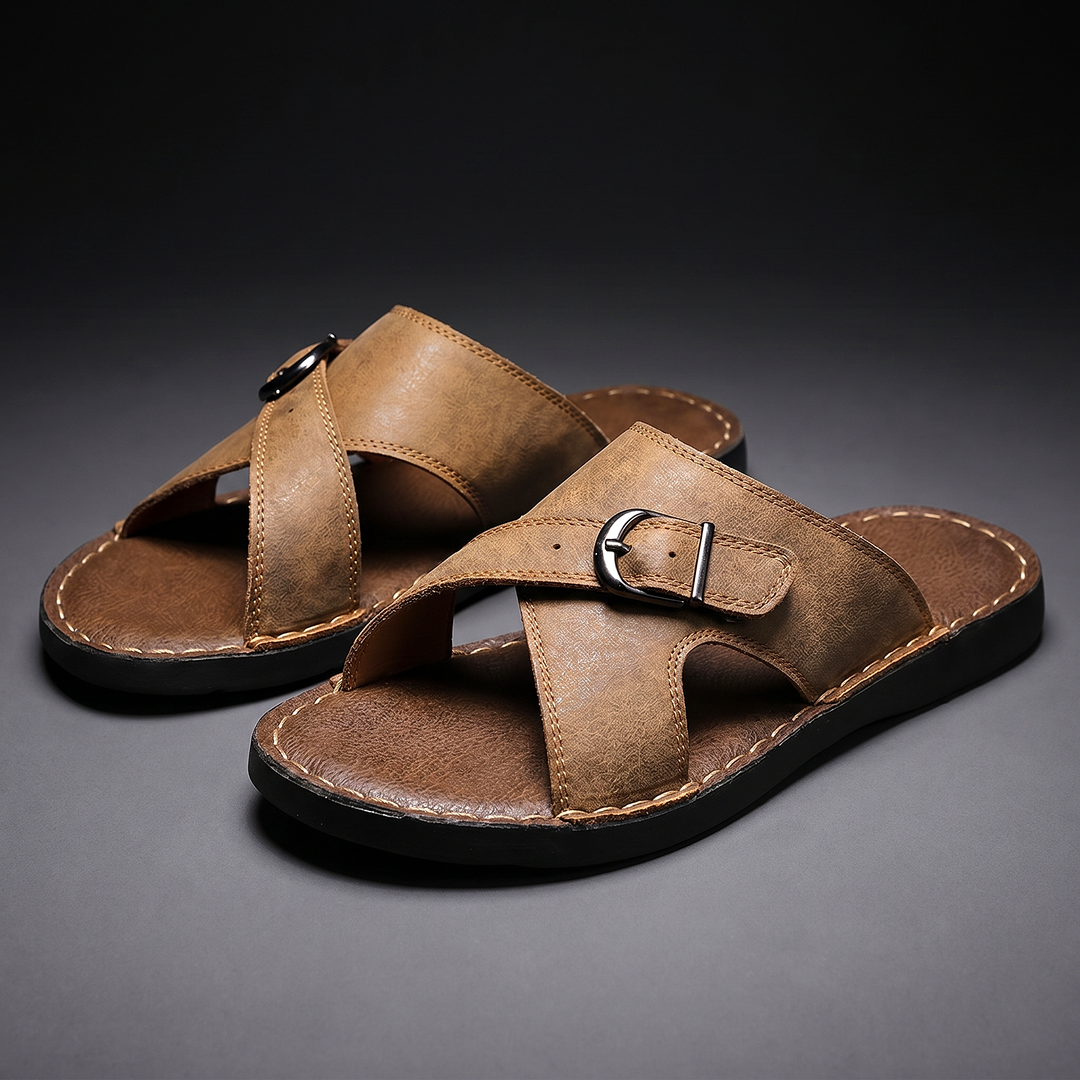 Sentner – Ledersandalen