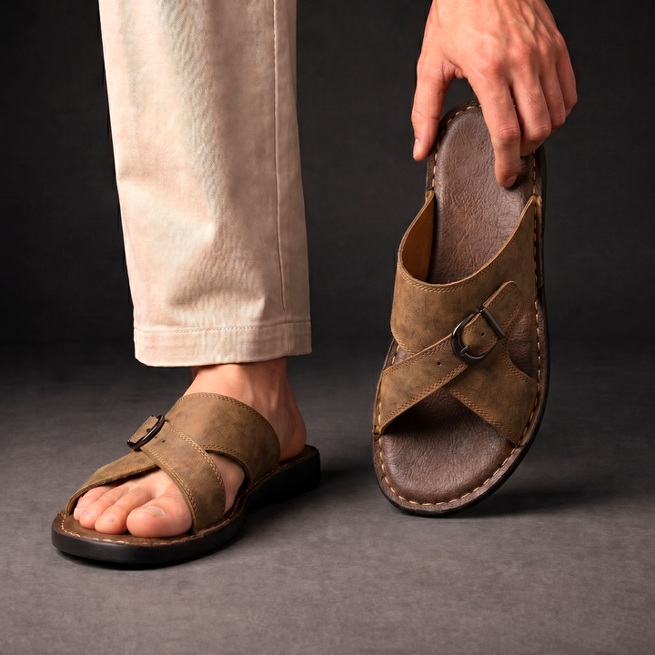 Sentner – Ledersandalen