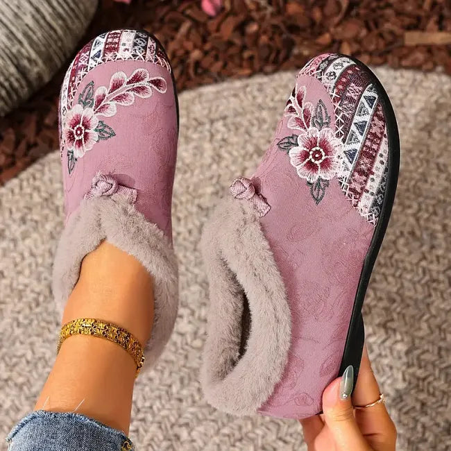 Dannelia – Bequeme Schuhe Aus Kunstfell