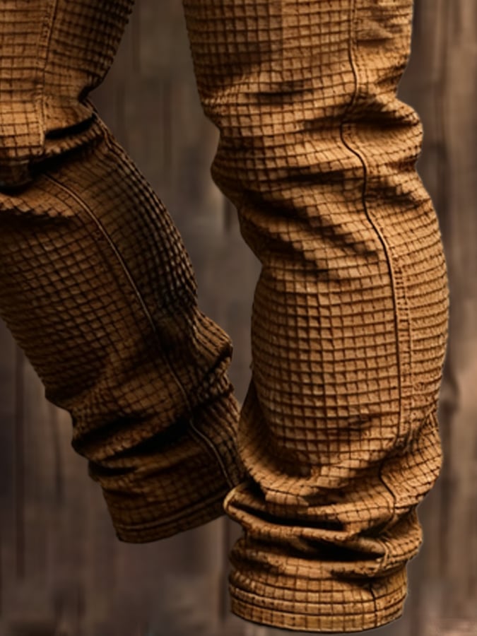 Jamieson – Vintage Im Freien Abenteuer Waffelarbeit Hose