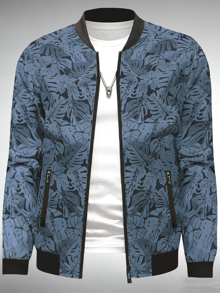 Dagan - Lässige Sportjacke Mit Langen Ärmeln Und Reißverschluss