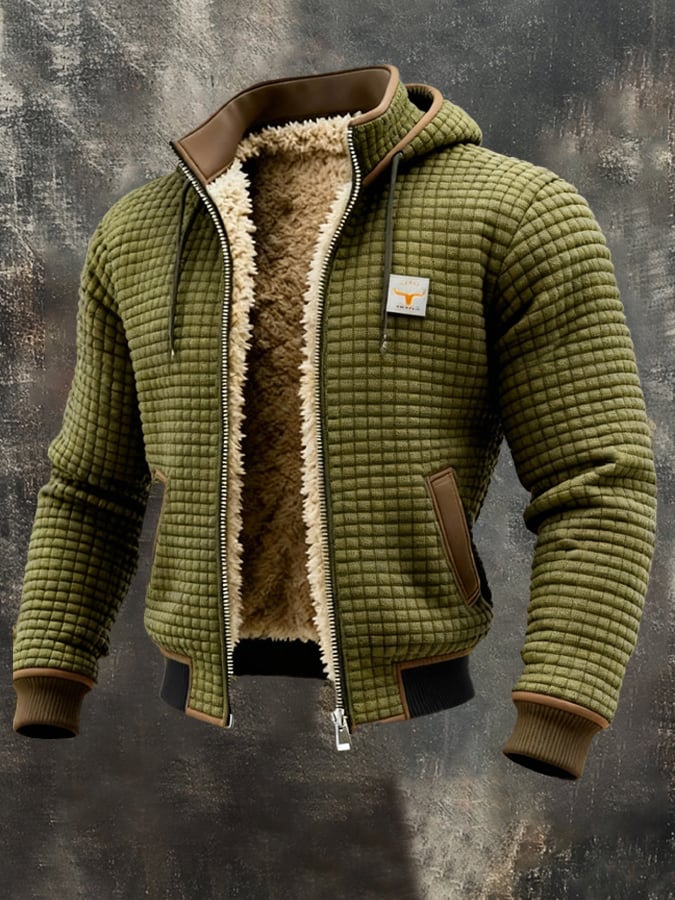 Natan - Fleece Stepp Jacke Mit Langen Ärmeln