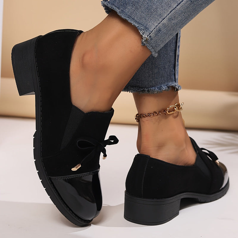 Virna - Elegante Rutschfeste Loafers Mit Schleife