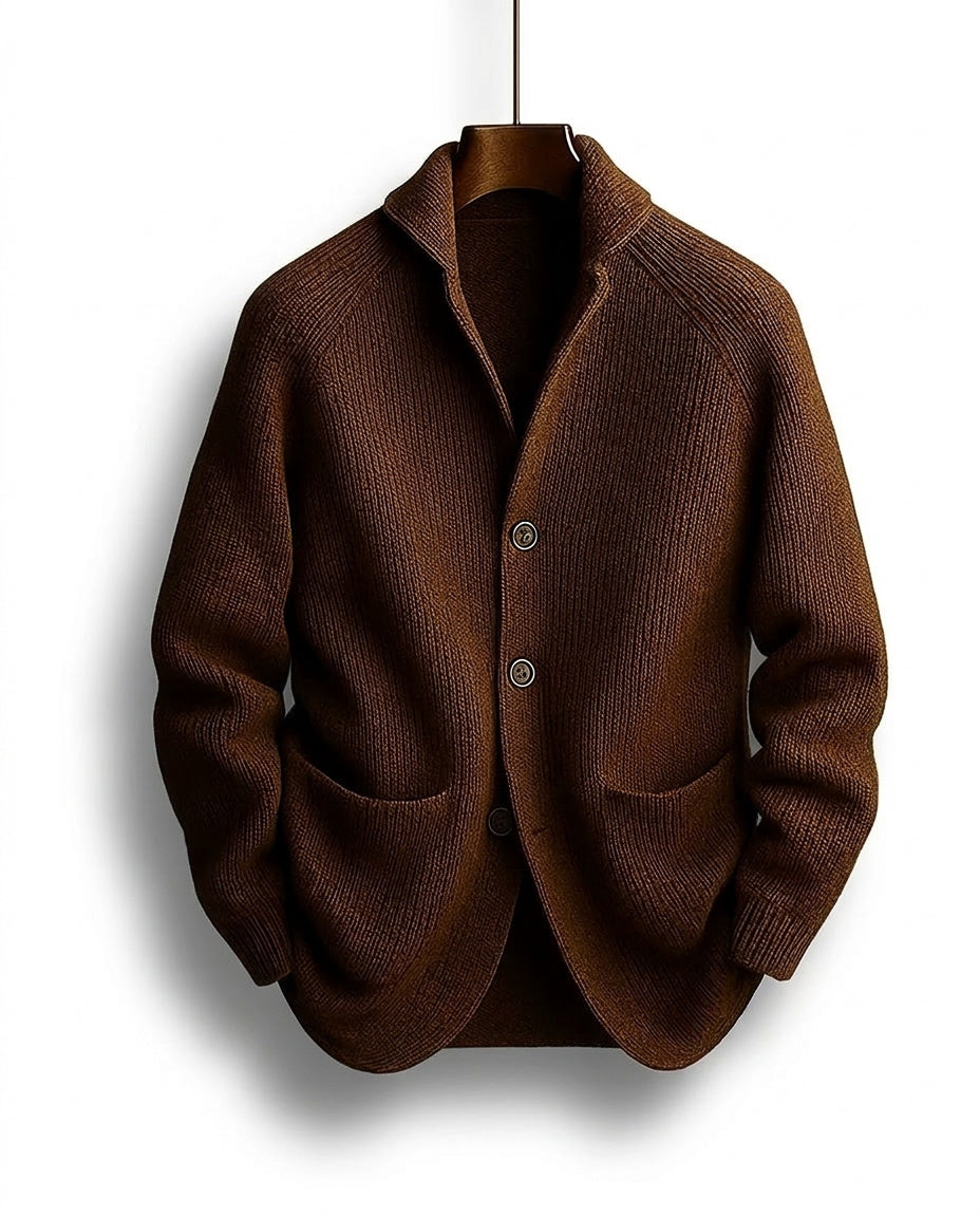 Jirri – Strickjacke Mit Schalkragen Und Knopfleiste