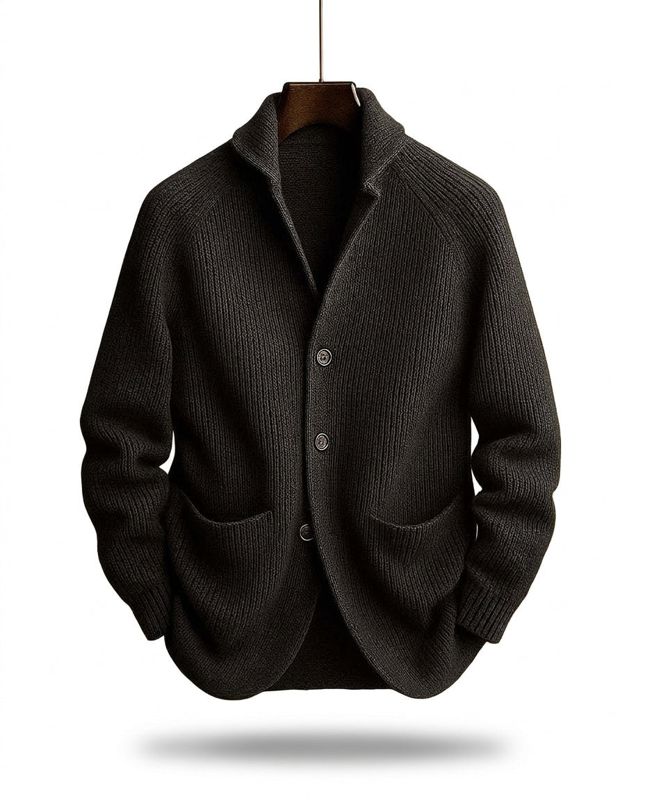 Jirri – Strickjacke Mit Schalkragen Und Knopfleiste