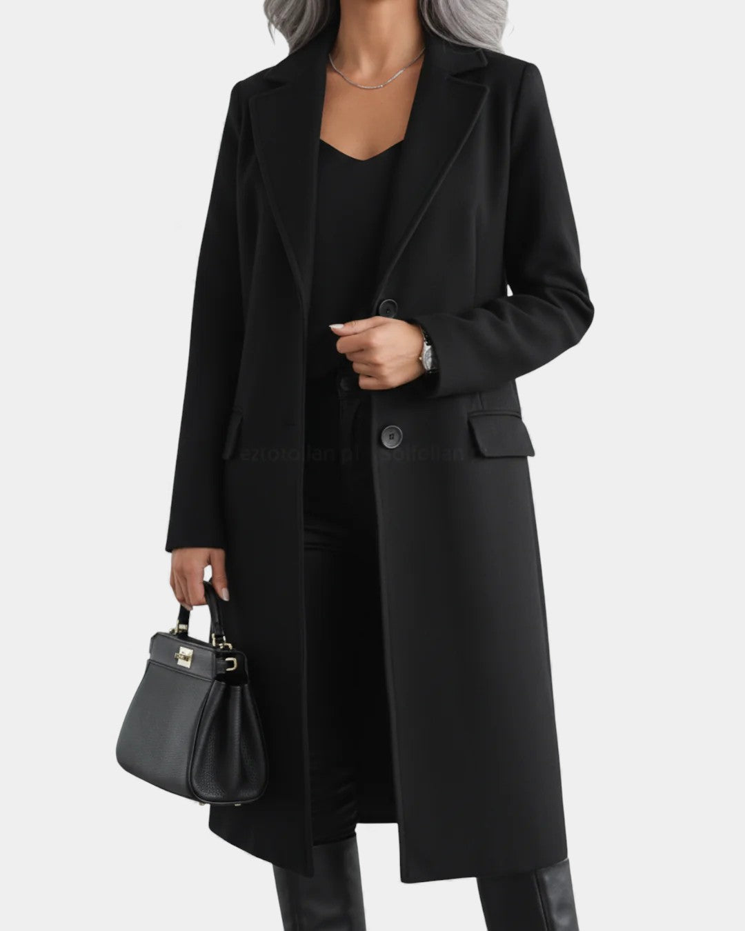 Andayani – Eleganter Langer Mantel