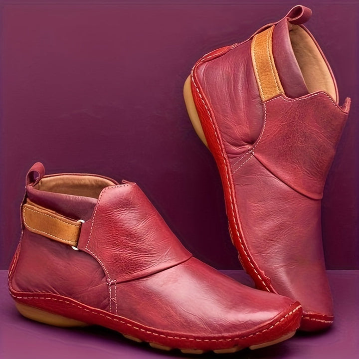 Elenya – Pantoffel Stiefeletten Aus Kunstleder