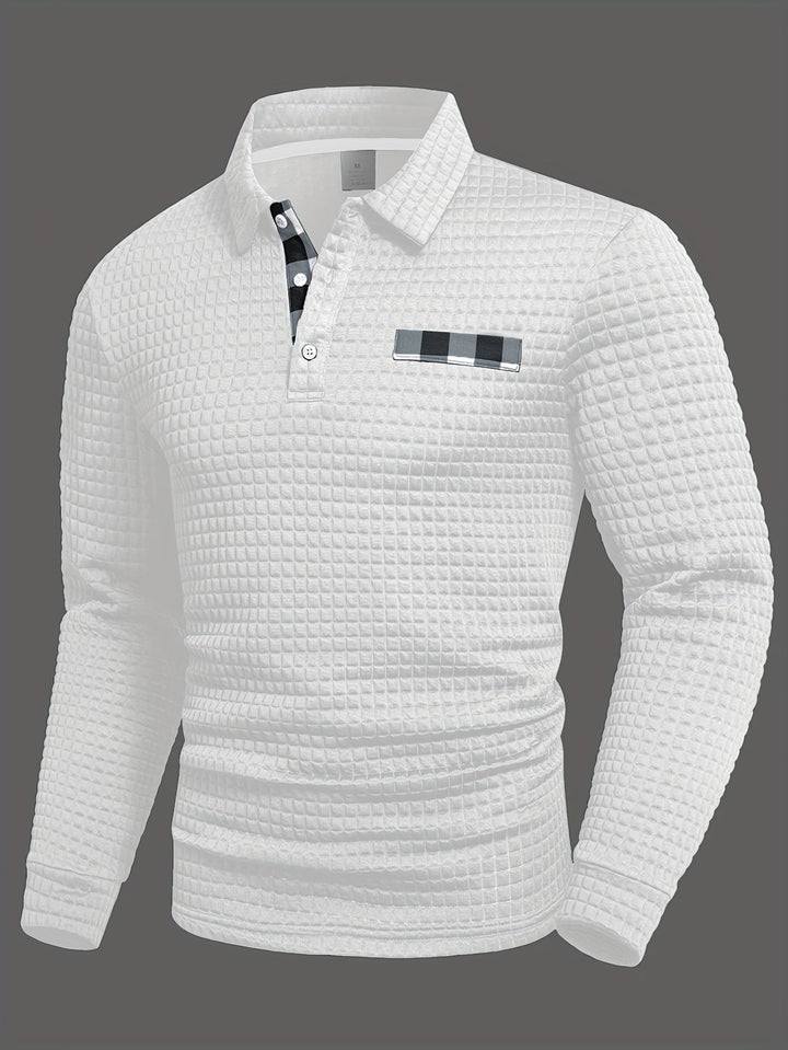 Jürgen – Lässiges Langarmhemd Mit Knöpfen