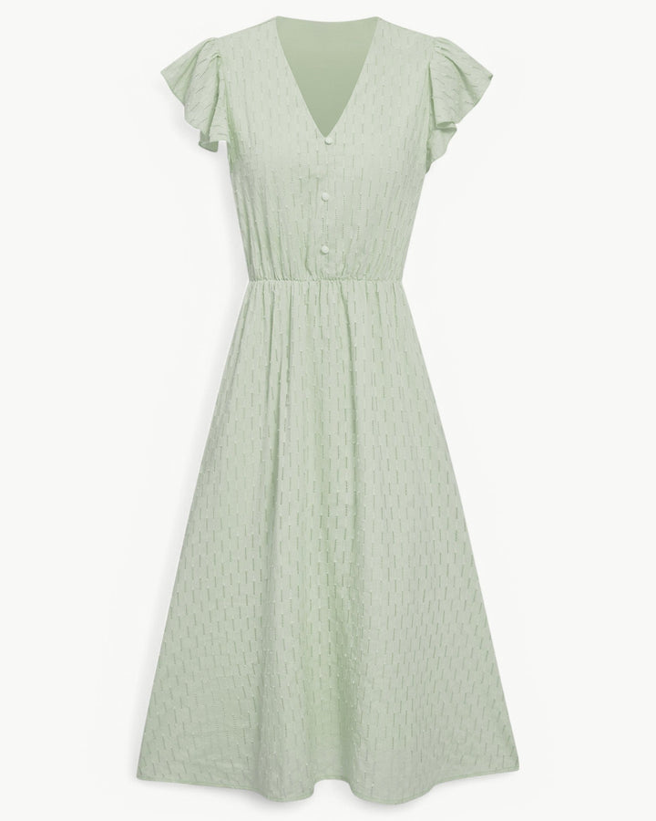 Julieta – Midikleid Mit Rüschenärmeln