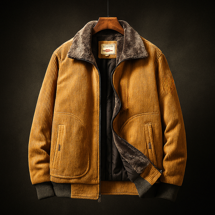 Broja – Lässige Cordjacke Mit Reißverschluss