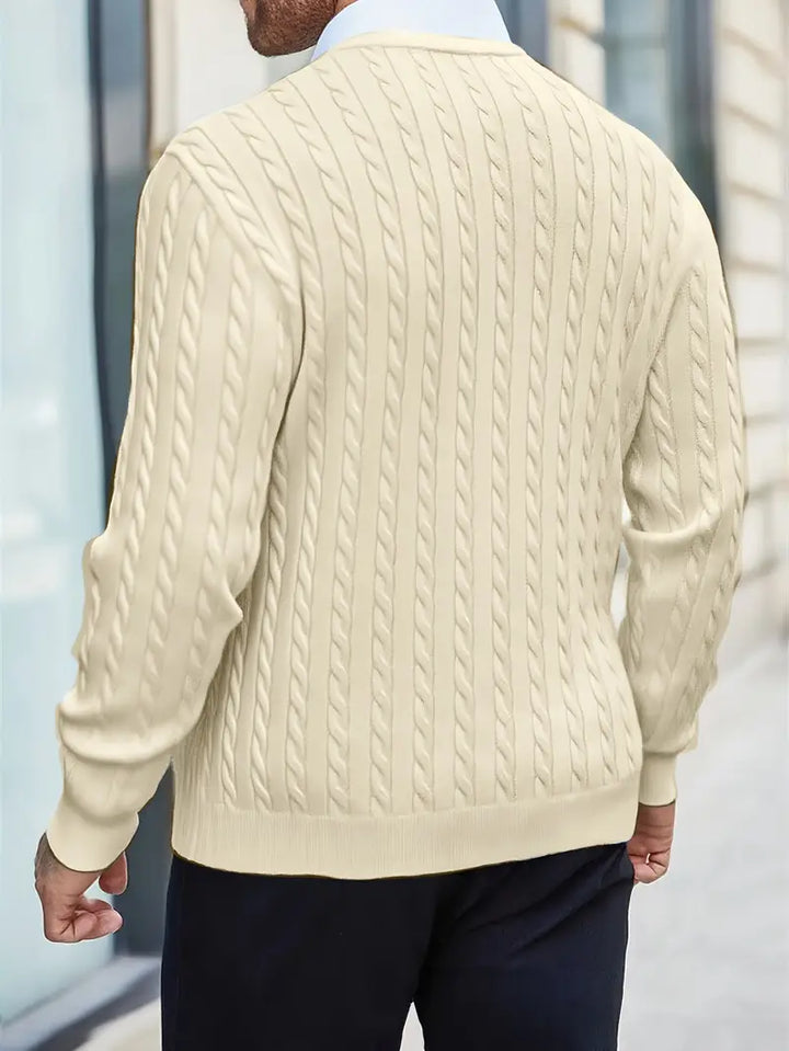 Jonty – Gestrickter Langarm Rollkragenpullover