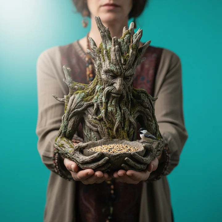 NatureHold – Eine in Einen Baum Integrierte Skulptur Zur Vogelfütterung