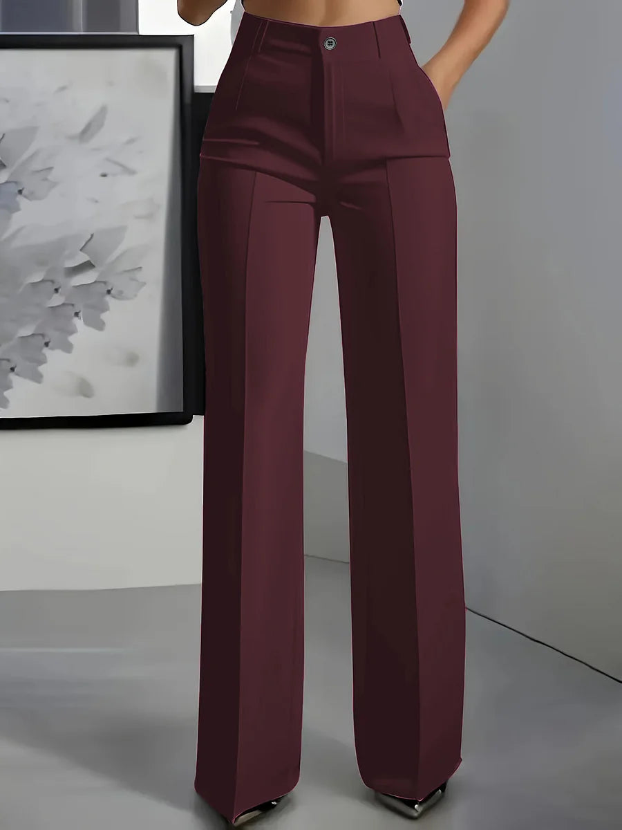 Hodit - Stylische Stretch Hose Mit Hoher Taille