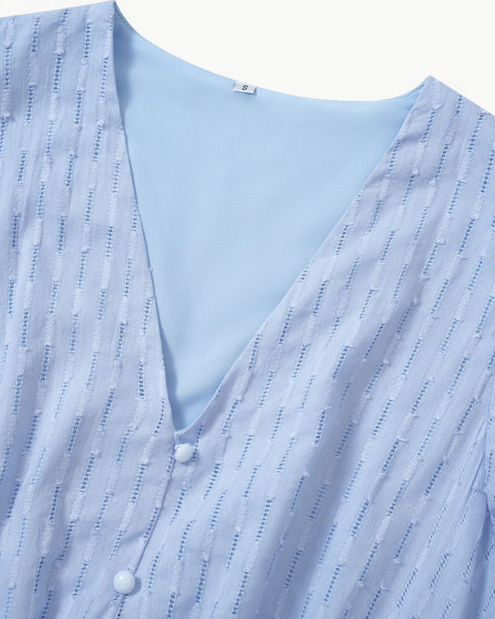 Julieta – Midikleid Mit Rüschenärmeln