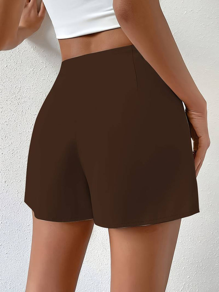 Houda - Hotpants Mit Hoher Taille Und Unregelmäßigem Schnitt