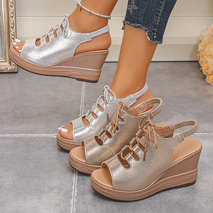 Eleaner – Bequeme Keilabsatzsandalen