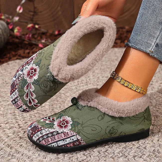 Dannelia – Bequeme Schuhe Aus Kunstfell