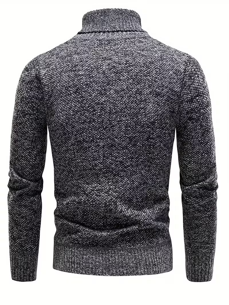 Wessam – Eleganter Strick Pullover Mit Rollkragen