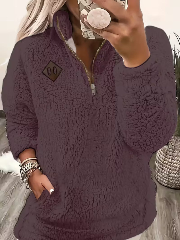 Humera - Elegante Langarmjacke Mit Reißverschluss