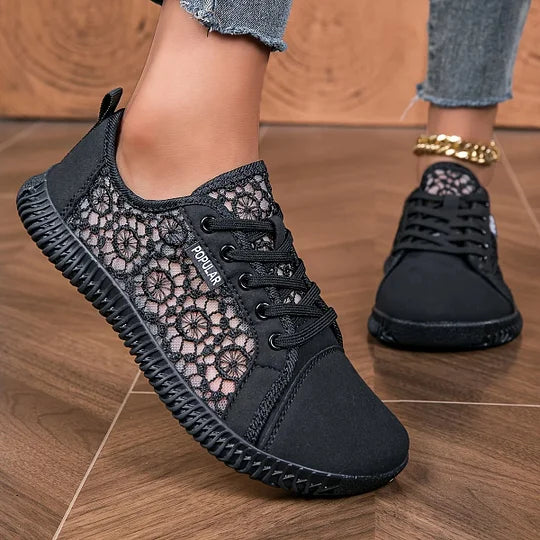 Orly - Atmungsaktiver Mesh Schnürloafer