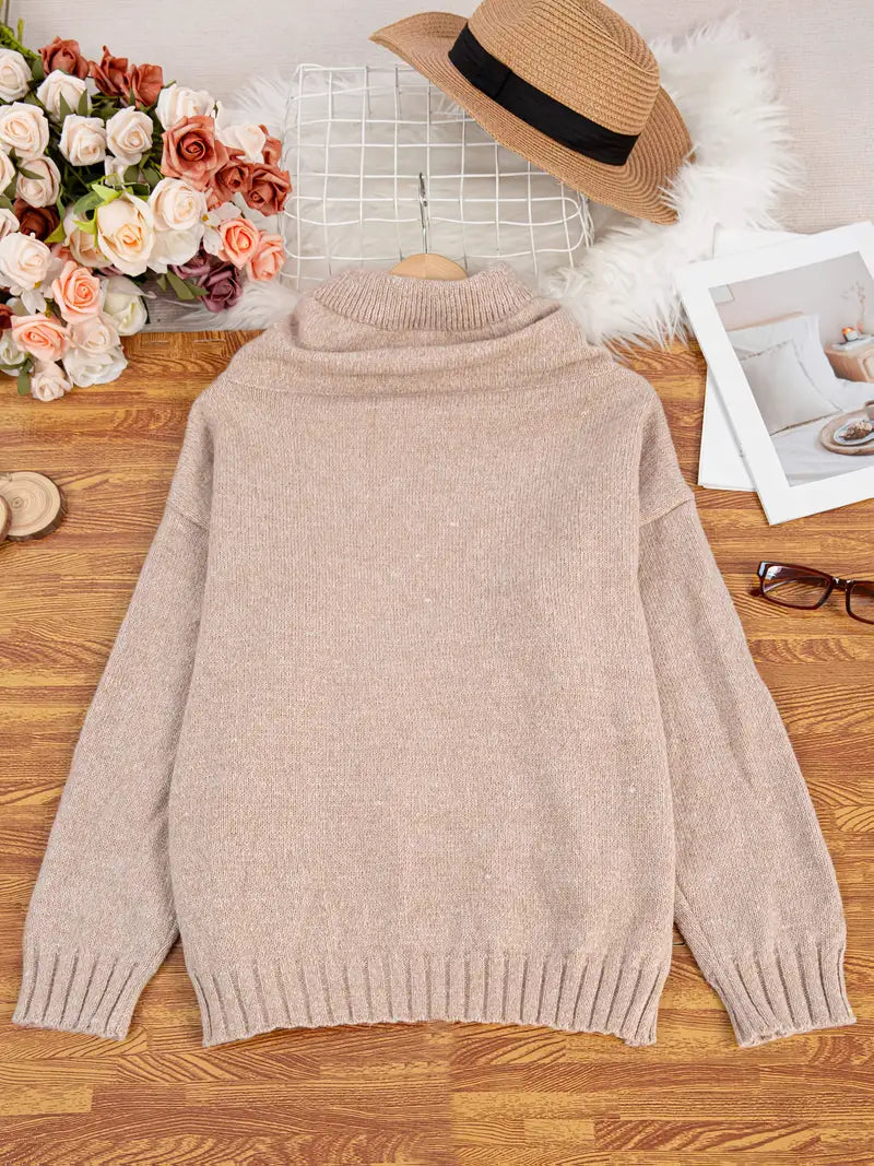 Natala - Strickpullover Mit Kängurutasche