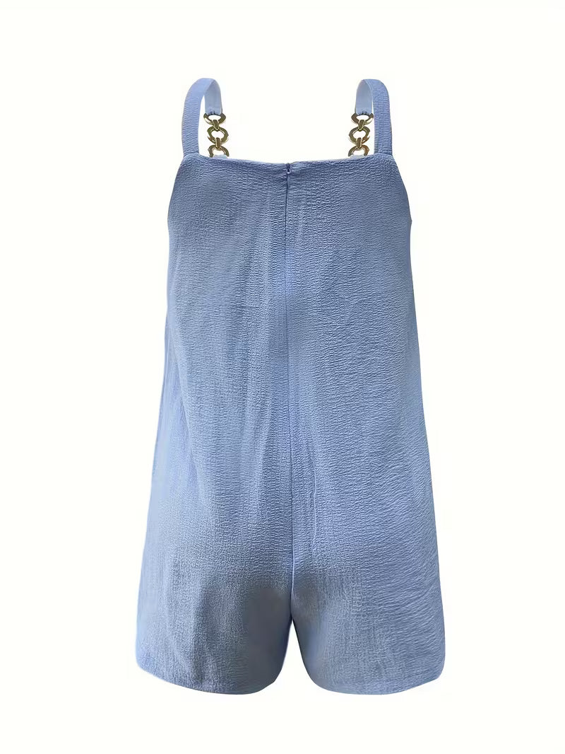 Loaiza – Ärmelloser Jumpsuit mit Kettenriemen