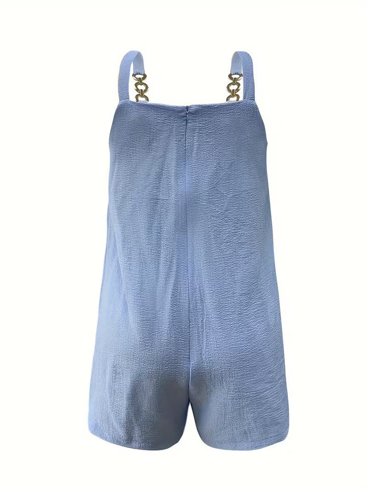 Loaiza – Ärmelloser Jumpsuit mit Kettenriemen