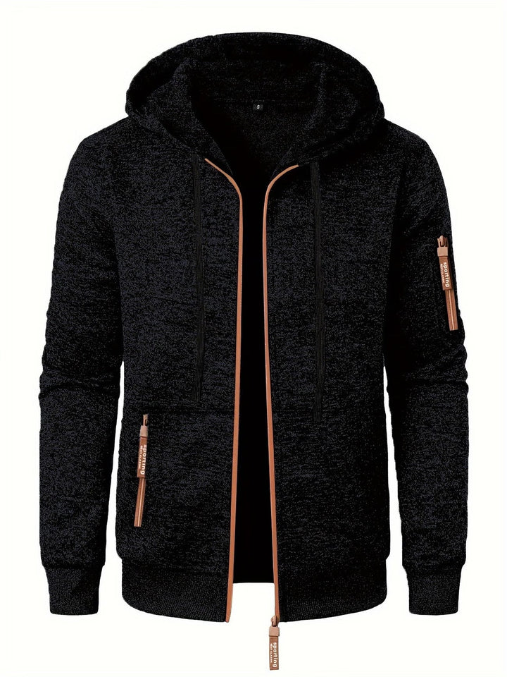 Ewen – Langarm Hoodie Mit Reißverschluss