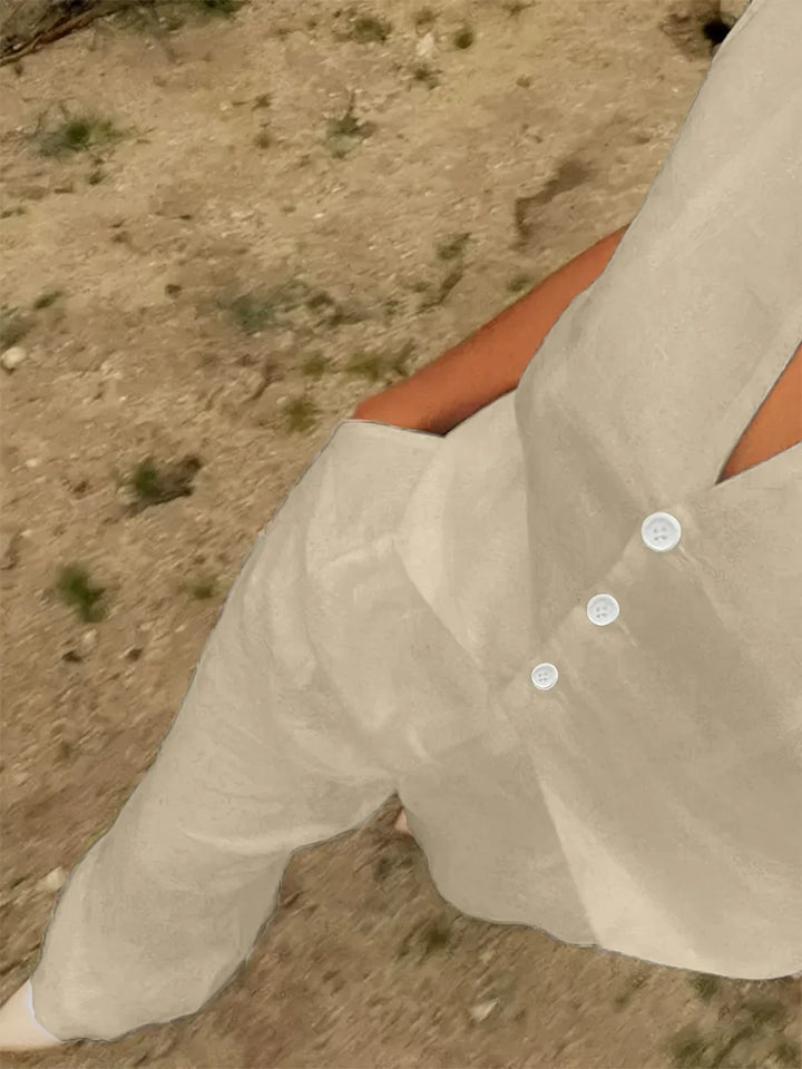 Jorja – Elegantes ärmelloses Zweiteiler Outfit-Set