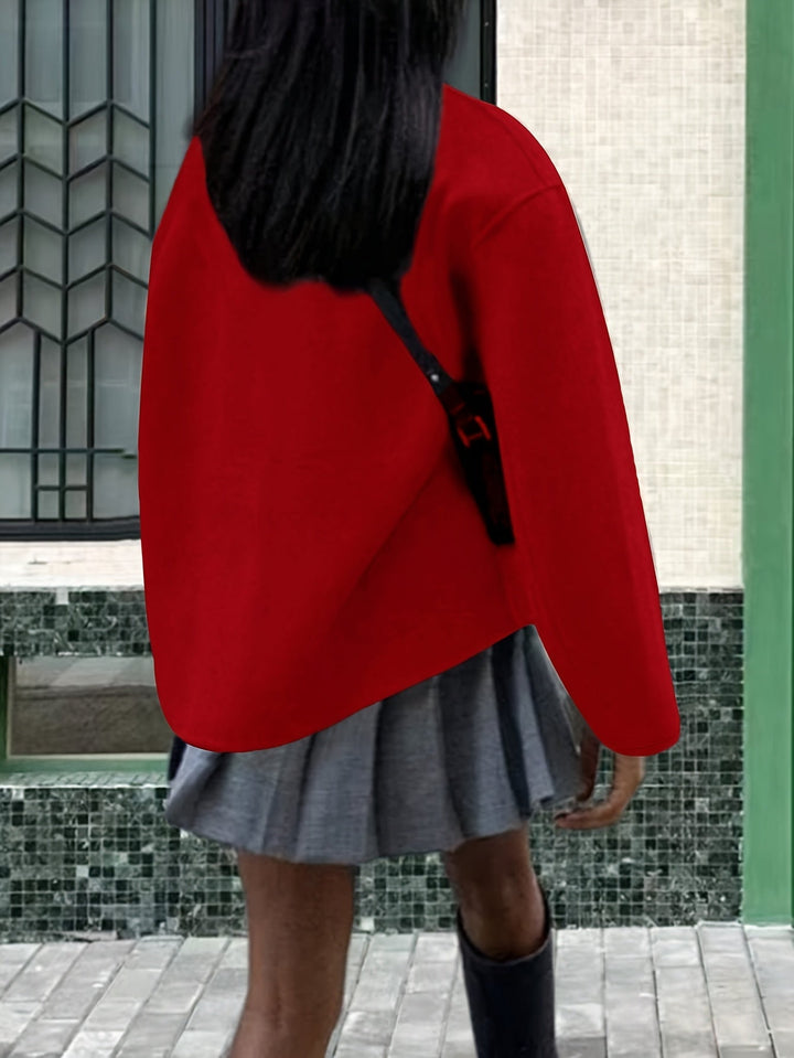 Deanne - Eleganter Doppelreihiger Beiger Mantel